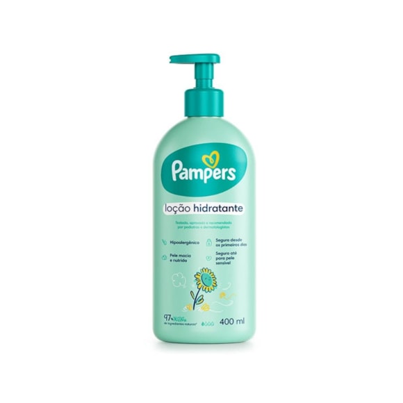 Loção Hidratação Pampers Corporal Girassol