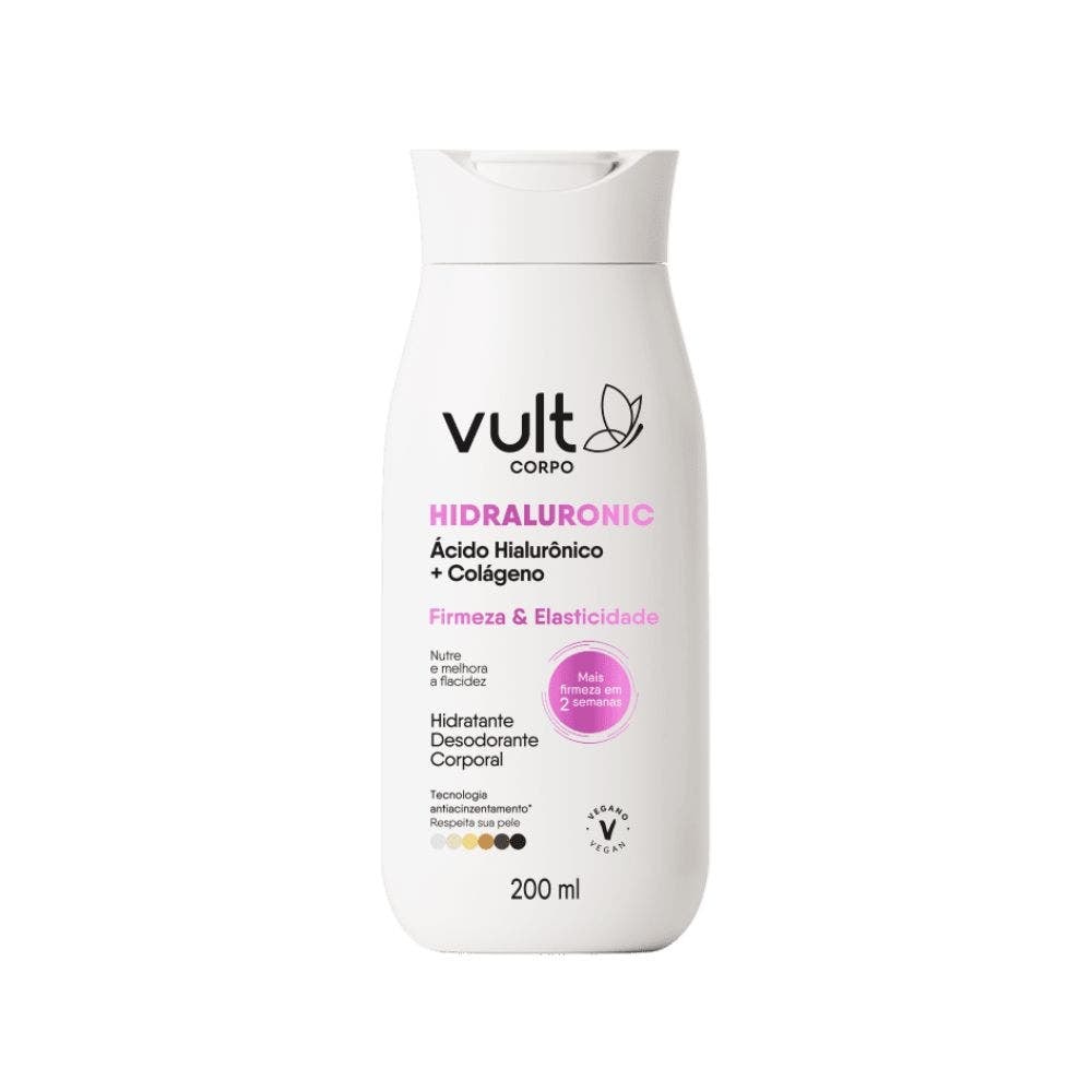 Loção Hidratante Corpo Vult Colágeno Vegetal 