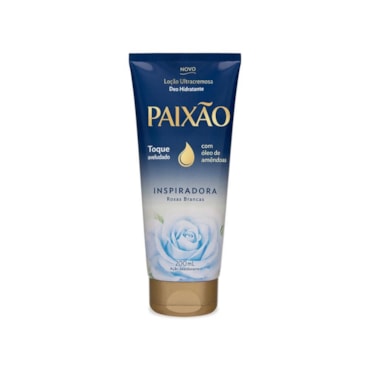 Loção Hidratante Corporal Paixão Ultracremosa Inspiradora Rosas Brancas 200ml