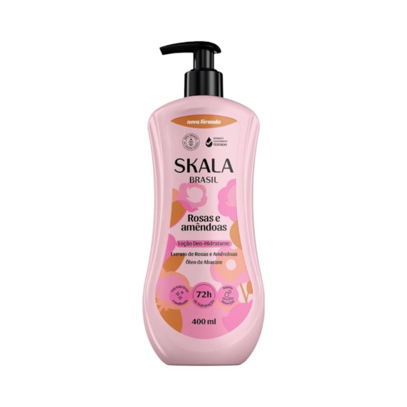 Loção Hidratante Corporal Skala Rosas e Amêndoas 400ml
