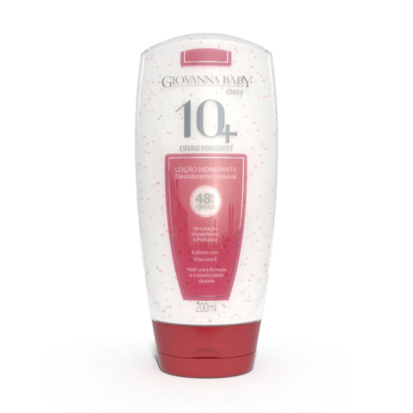 Loção Hidratante Desodorante Giovanna Baby 10+ Cherry 200ml 