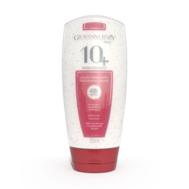 Loção Hidratante Desodorante Giovanna Baby 10+ Cherry 200ml