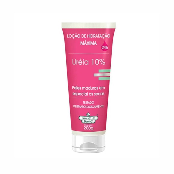 Loção Hidratante Flores E Vegetais Hidratação Máxima Ureia 10% 200g