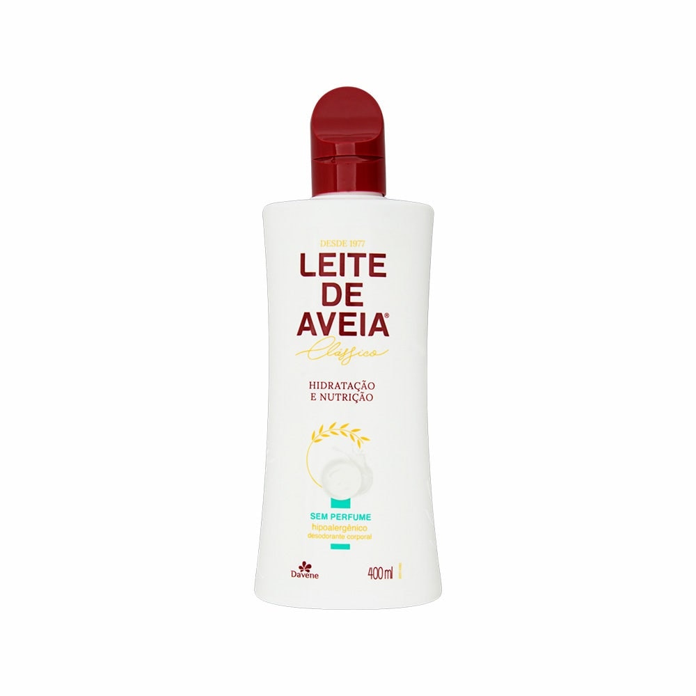 Loção Hidratante Leite De Aveia Davene Hipoalergênico 400ml