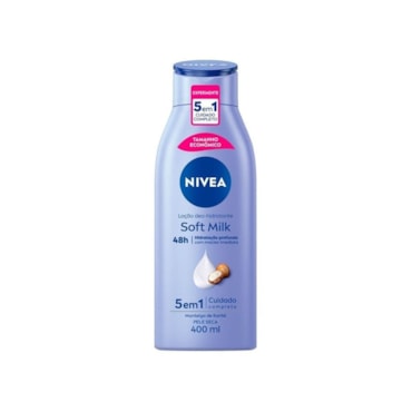 Loção Hidratante Nivea Soft Milk Pele Seca