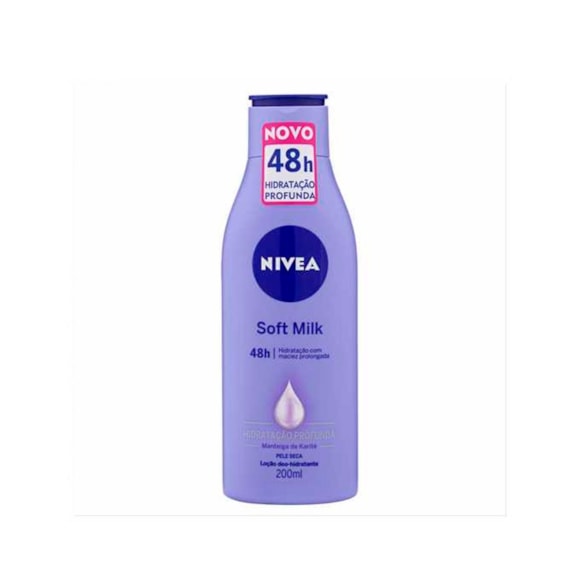 Loção Hidratante Nivea Soft Milk Pele Seca 200ml