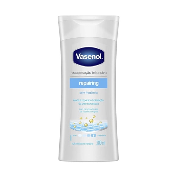 Loção Hidratante Vasenol Recuperação Intensiva Repairing 200Ml
