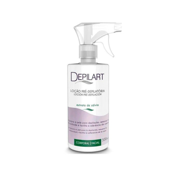 Loção Pré Depilatória Depilart Sálvia 500ml