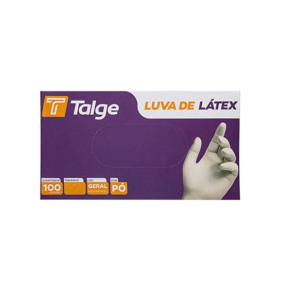 Luva Látex Talge Com Pó c/100un Tam. P