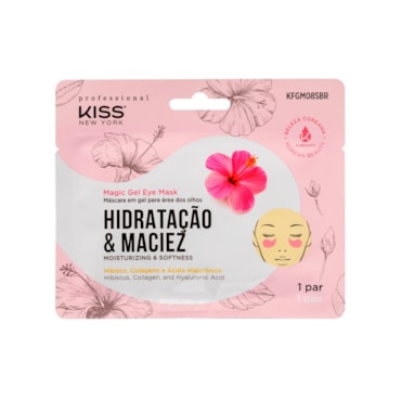 Máscara Área Dos Olhos Kiss Ny Magic Gel Hidratante 1Par