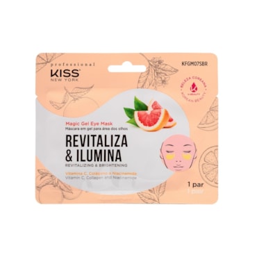 Máscara Área Dos Olhos Kiss Ny Magic Gel Revitalizante 1Par