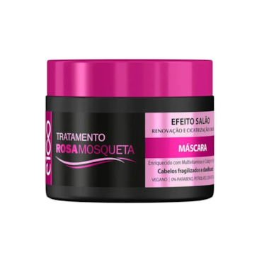 Máscara Capilar Eico Efeito Salão Rosa 270g