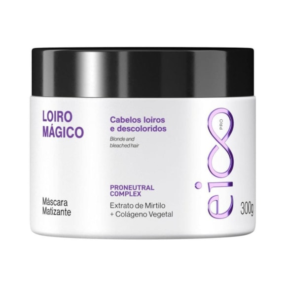 Máscara Capilar Eico Pro Loiro Mágico Matizante 300g
