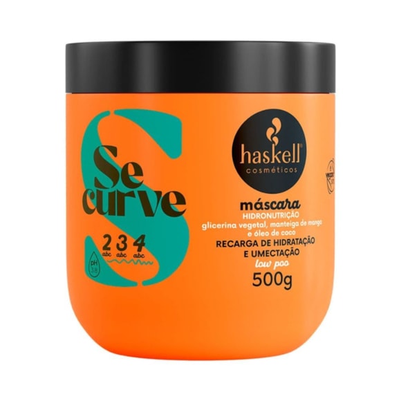 Máscara Capilar Haskell Hidronutrição Se Curve 500g