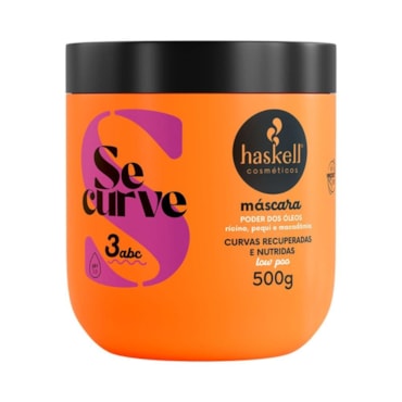 Máscara Capilar Haskell Poder dos Óleos Se Curve 500g