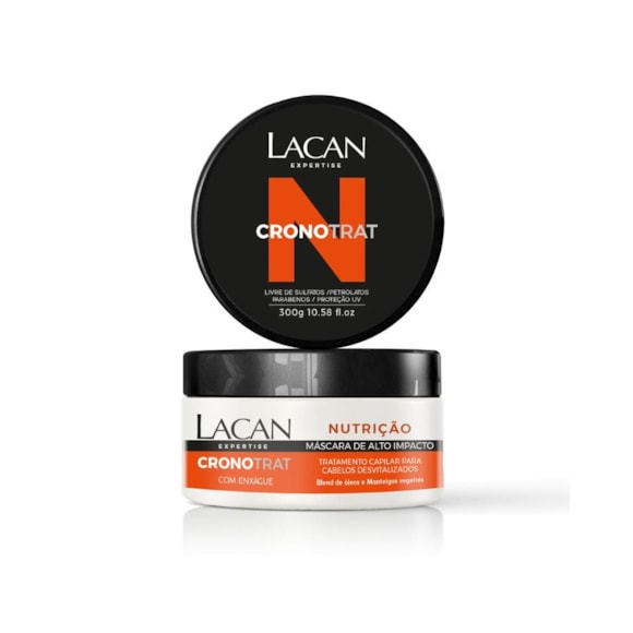 Máscara Capilar Lacan Nutrição Cronograma Tratamento 300gr