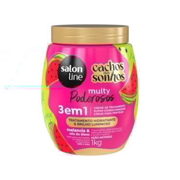 Máscara Capilar Salon Line Melancia 3 Em 1 Multy Poderosos 1kg