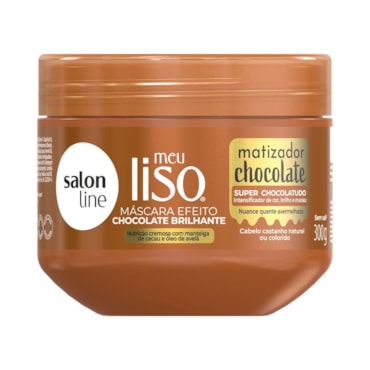 Máscara Capilar Salon Line Meu Liso Matiz Chocolate 300g
