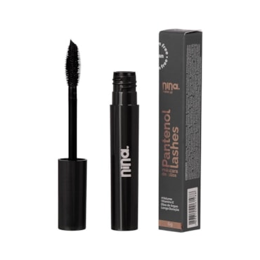 Máscara Cílios Nina Makeup Pantenol Lashes Volume