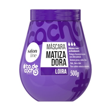 Máscara de hidratação Matizadora #todecacho Loiros Liberado Salon Line 500g