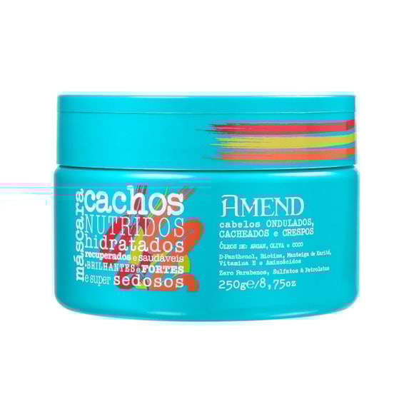 Máscara De Tratamento Amend Caheados Cachos 250g