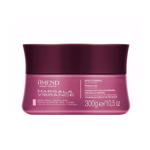 Máscara De Tratamento Amend Expertise Marsala 300g
