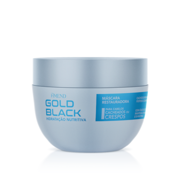 Máscara de Tratamento Amend Gold Black Hidratação Nutritiva