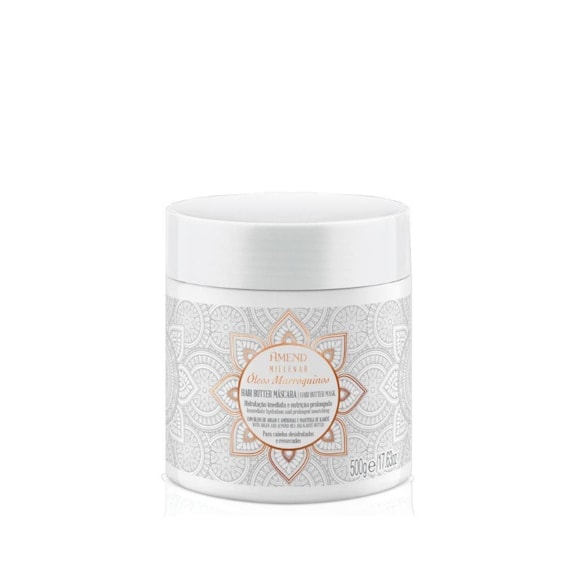 Máscara de Tratamento Amend Millenar Hair Butter Óleos Marroquinos 500gr