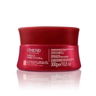 Máscara De Tratamento Amend Realce Da Cor Red Revival 300g