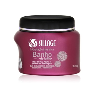 Máscara de Tratamento Banho De Brilho Sillage 300g