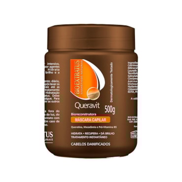 Máscara De Tratamento Bio Extratus Bioreconstrutora 500g