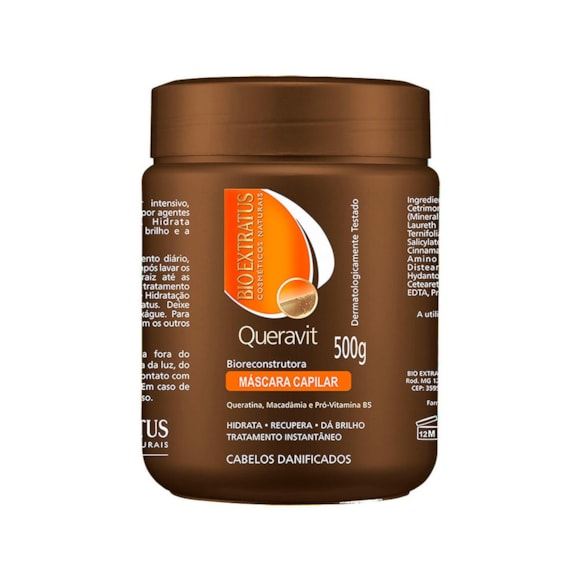 Máscara De Tratamento Bio Extratus Bioreconstrutora 500g