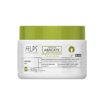 Máscara de Tratamento Capilar Felps Cachos Azeite de Abacate 300g