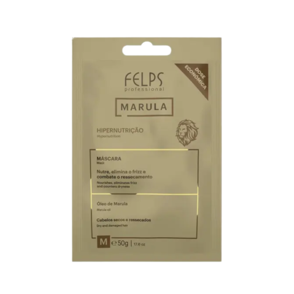 Máscara de Tratamento Capilar Felps Xmix Marula Hipernutrição Sachê 50g