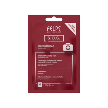 Máscara de Tratamento Capilar Felps XMIX SOS Antiemborrachamento Sachê 50g