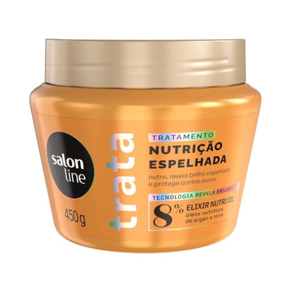 Máscara de Tratamento Capilar Salon Line Condicionante Nutrição Espelhada 450g