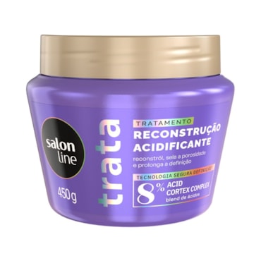 Máscara de Tratamento Capilar Salon Line Condicionante Reconstrução Acidificante 450g