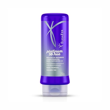 Máscara De Tratamento Elisafer Platinum 3D Effects Affair 250g