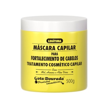Máscara De Tratamento Gota Dourada Fortalecimento 500g