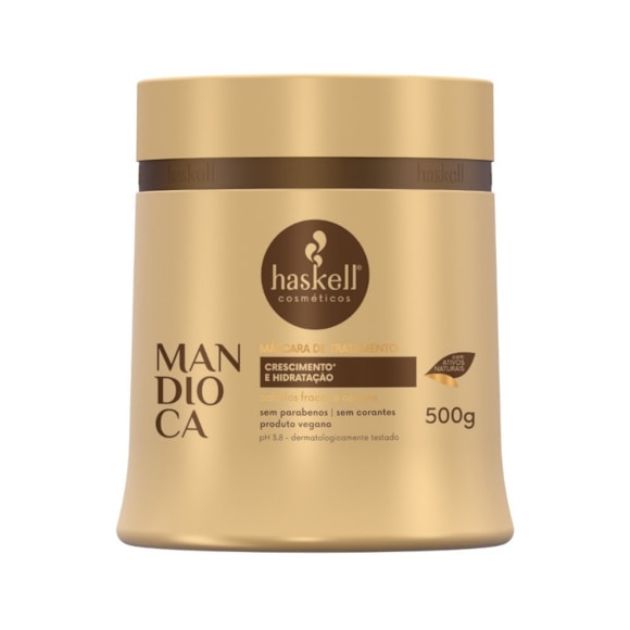 Máscara De Tratamento Haskell Mandioca 500g
