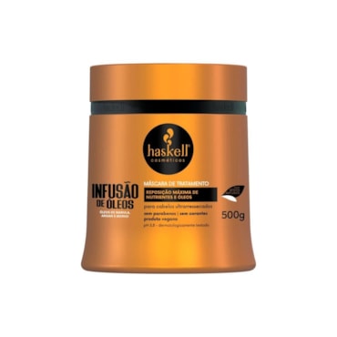 Máscara de Tratamento Infusão de Óleos para Nutrição Haskell 500g