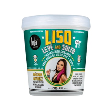 Máscara De Tratamento Lola Liso, Leve e Solto 230g