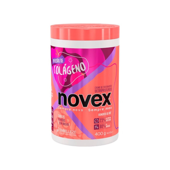 Máscara De Tratamento Novex Colágeno 400g