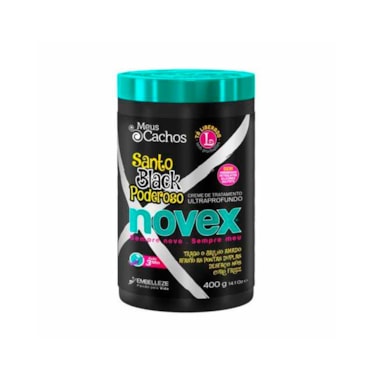 Máscara De Tratamento Novex Meus Cachos Santo Black 400g