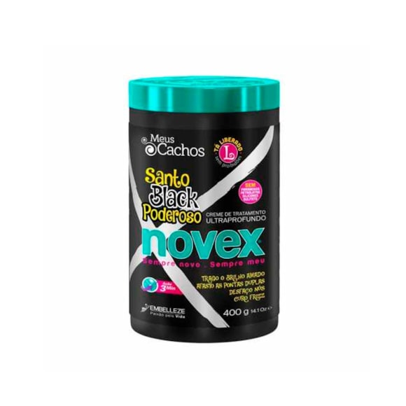 Máscara De Tratamento Novex Meus Cachos Santo Black 400g
