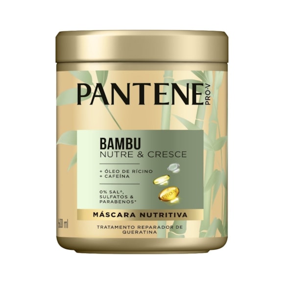 Máscara De Tratamento Pantene Bambu 600ml