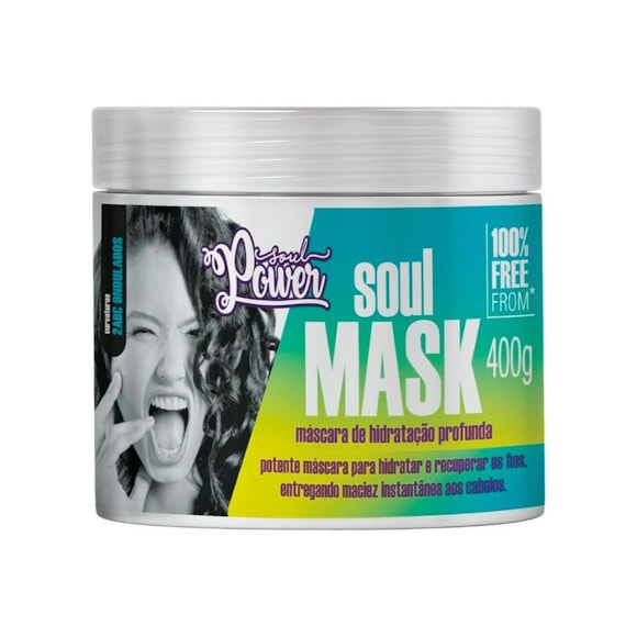 Máscara De Tratamento Soul Power De Hidratação Profunda Soul Mask 400g