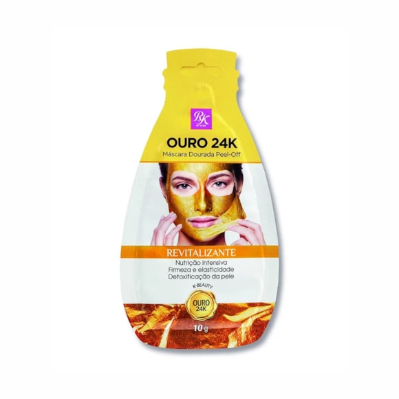 Máscara Dourada Kiss Peel-Off Sachê