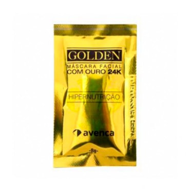 Máscara facial Avenca Golden HiperNutrição 8g