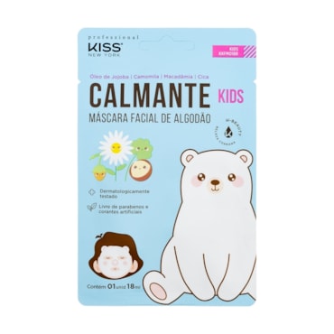 Máscara Facial Kiss Kids Calmante Kkfm01br